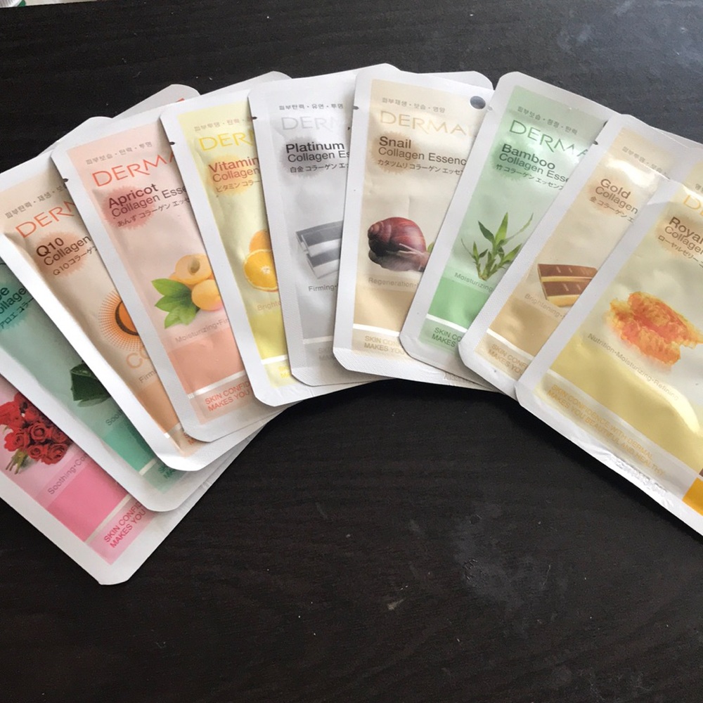 10 Korean sheet face masks